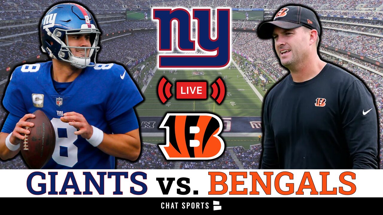 NY Giants vs. Bengals LIVE Streaming Scoreboard, PlayByPlay