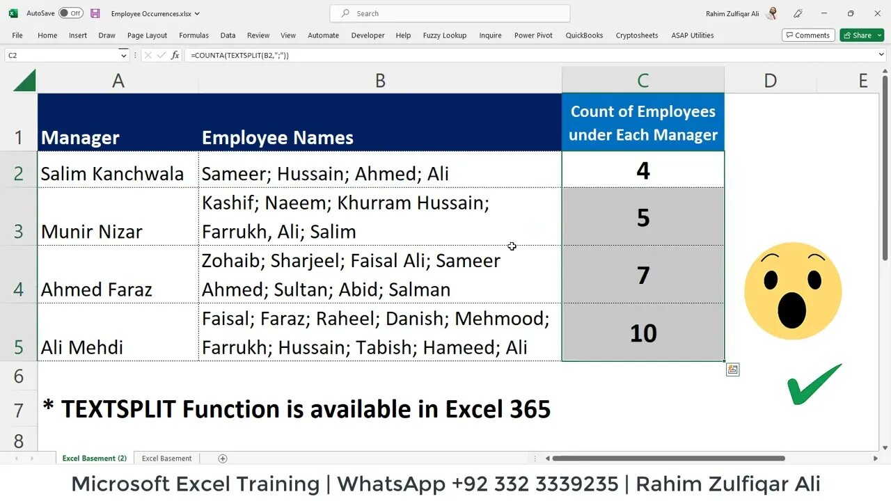 count-occurrences-of-text-in-microsoft-excel-with-textsplit-and-counta