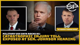 Military Vax Data Rocks DC: Catastrophic Injury Toll Exposed At Sen. Johnson Hearing