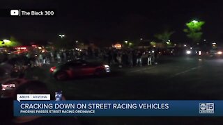 Cracking down on street racing vehicles in Phoenix