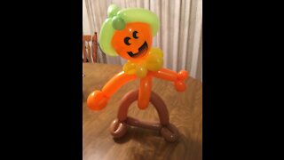 Scarecrow - balloon stick figure