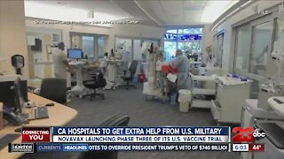 California hospitals to get extra help from the military