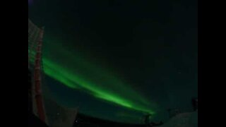 Alaska's Northern Lights captured with GoPro