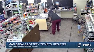Police search for lottery ticket thief