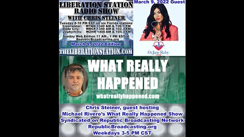 March 9, 2022 WRH Show with Michael Rivero, substitute hosted by Chris Steiner with Dr. Jane Ruby