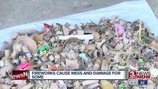 Fireworks Cause Mess & Damage For Some