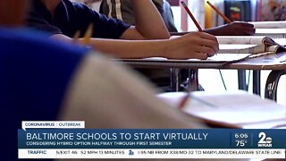 Baltimore City Schools to start virtually