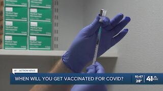 When will you get vaccinated for COVID-19?
