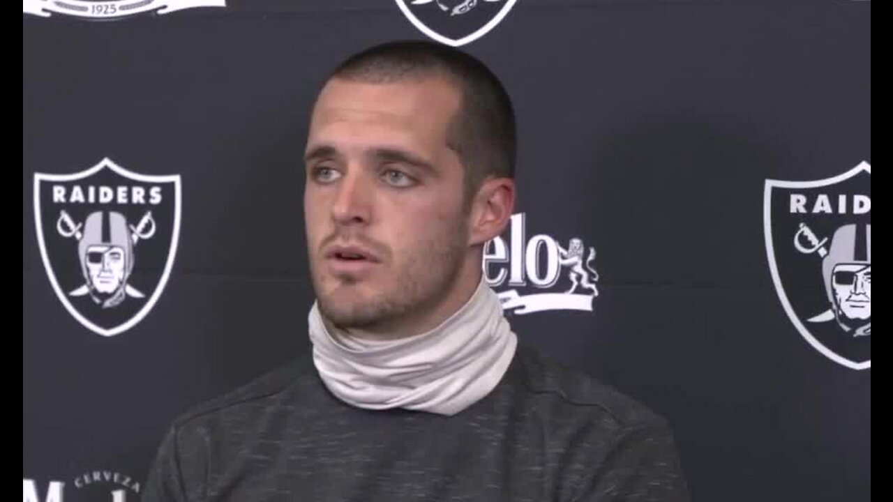 Derek Carr Talks About Raiders Mask Scrutiny