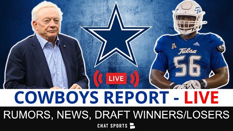 Cowboys LIVE: Jerry Jones Car Crash, NFL Draft Winners & Losers + Complete Depth Chart Breakdown