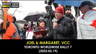 Joel & Margaret from Vaccine Choice Canada - Toronto Worldwide Rally 7 Speech