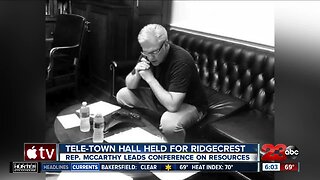 Rep. Kevin McCarthy holds tele-town hall for Ridgecrest