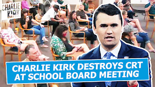 Charlie Kirk DESTROYS Critical Race Theory at School Board Meeting