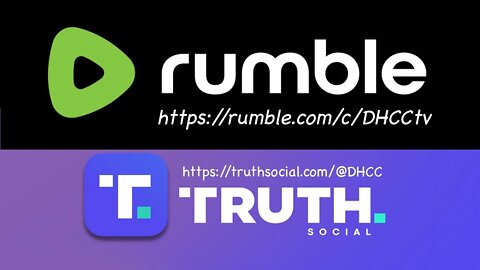 FOLLOW US & SUBSCRIBE on RUMBLE & TRUTH SOCIAL!