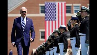Biden delivers remarks at Coast Guard's 140th commencement ceremony