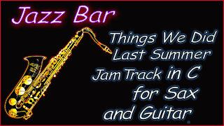 394 SMOOTH JAZZ Jam Track in C for SAX and GUITAR