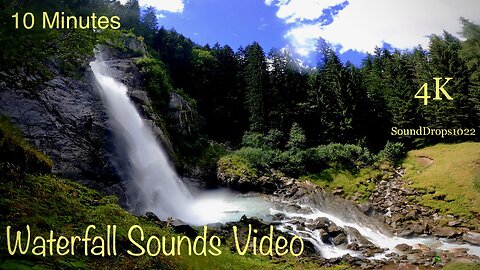10-Minute Nature's Waterfall Bliss