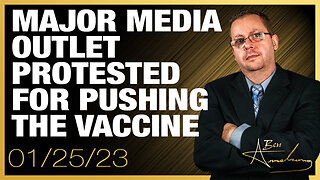 Major Media Outlet Protested For Pushing The Vaccine and Dr. Peter McCullough On NFL Collapse