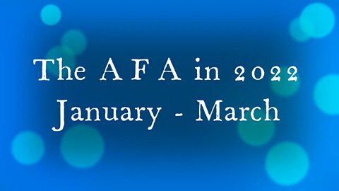 The AFA in 2022 - Q1