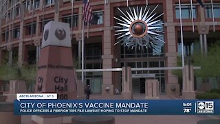 Phoenix police, firefighters join lawsuit against vaccine rule