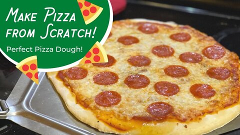 How to Make Pizza from Scratch - Easy & versatile recipe for homemade pizza! Choose your toppings!
