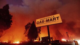 Fire Engulfs Northern California Town, Leveling Businesses