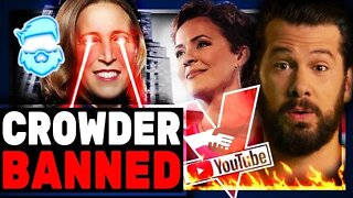 Steven Crowder BANNED From Youtube & LibsOfTikTok Also BANNED! Louder With Crowder Banned!