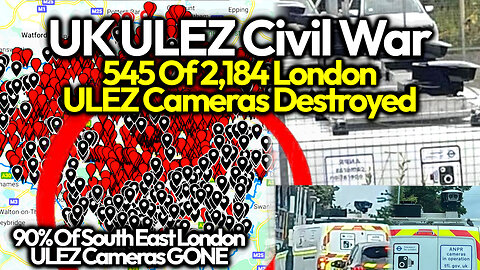 London Panopticon: 545 Govt ULEZ Spy Cameras Snipped & Smashed; Khan Deploys Fleet Of Spy Vans