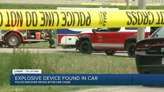 Police find explosive device after chase in Bixby