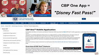 Tom Trento with Clare Lopez - Biden’s Border Cell Phone Scam Busted! It’s a “Disney Fast Pass!”