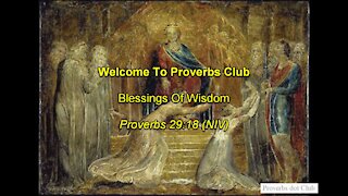 Blessings Of Wisdom - Proverbs 29:18