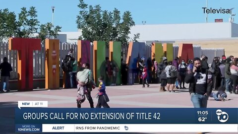 Groups call for no extension of Title 42