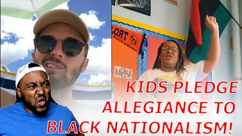 Woke Teacher Forces First Graders To Pledge Allegiance To The Pan African Black Nationalist Flag!
