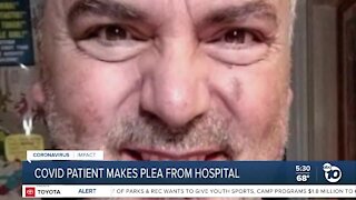 Del Mar homeless advocate, COVID patient makes plea from hospital bed
