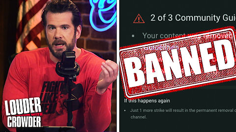 🔴 F*CK YOUTUBE: CROWDER HIT 5x! IT'S TIME TO UNITE! | Louder with Crowder