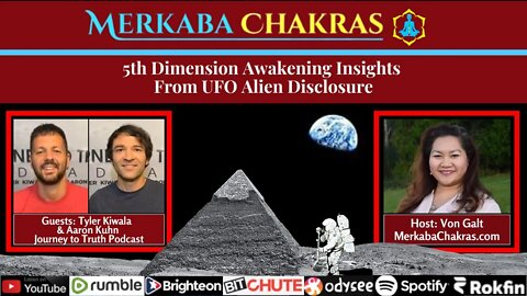 5th Dimension Awakening Insights from UFO Alien Disclosure w/Tyler & Aaron: Merkaba Chakras #89