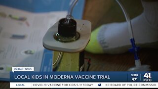 Local kids in Moderna vaccine trial
