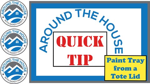 A.T.H. Quick Tip: Using Tote Lids as Paint Trays!