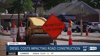Rising fuel costs affecting road construction plans