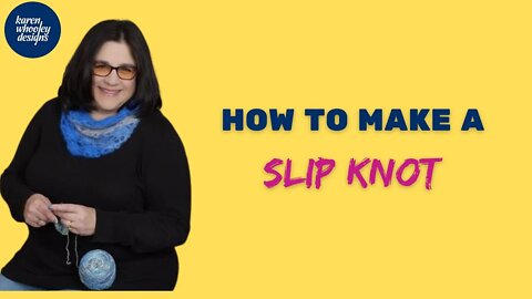 How to make a Slip Knot (for beginners)