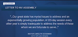 Mayor Goodman supports annual NV legislative sessions