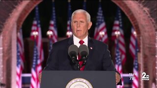 Vice President Pence broadcasts RNC Speech from Fort McHenry
