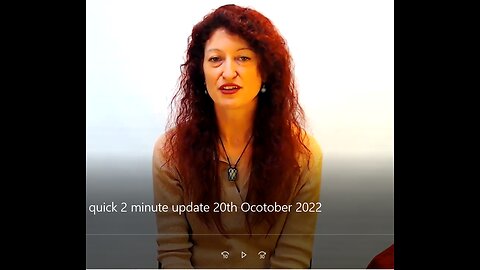 Rachel Vaughan - Quick 2 minute update - 20th October 2022