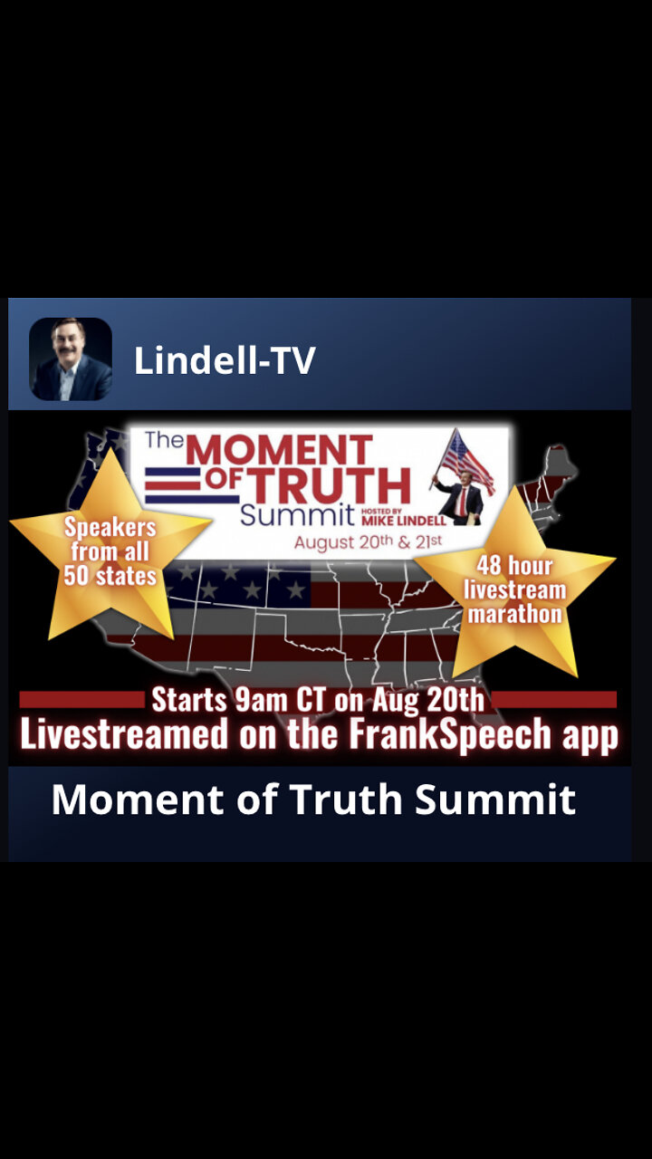 Lindell-TV | The Moment of Truth Day 1 12:45pm EST