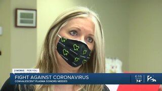 Fight against coronavirus: convalescent plasma donors needed