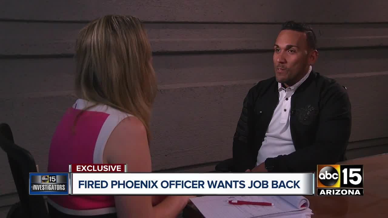 Former Phoenix police officer discusses accusations of sexual misconduct