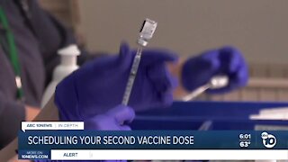 Scheduling your second vaccine dose