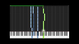 Prelude in E-Minor (op. 28 No. 4) - Frederic Chopin [Piano Tutorial] (Synthesia)