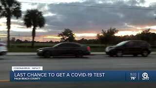Long lines at Palm Beach County coronavirus testing sites ahead of Christmas