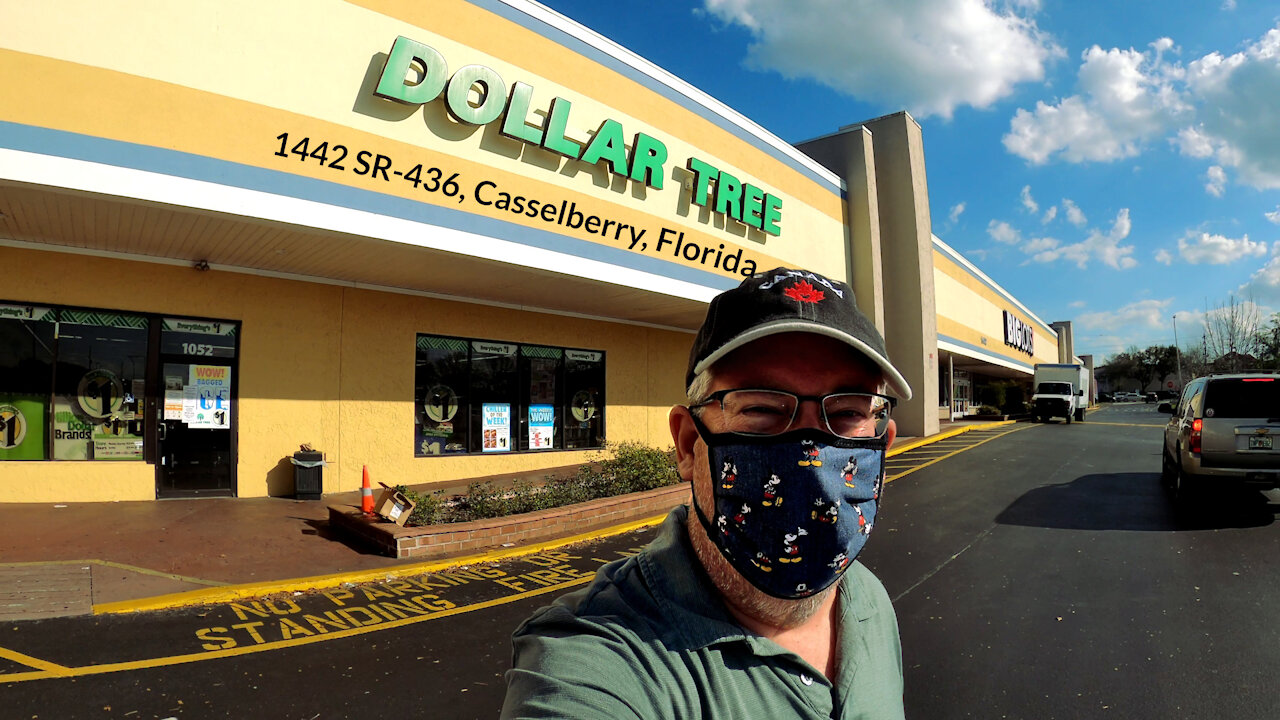 Shopping At Dollar Tree In Casselberry Florida